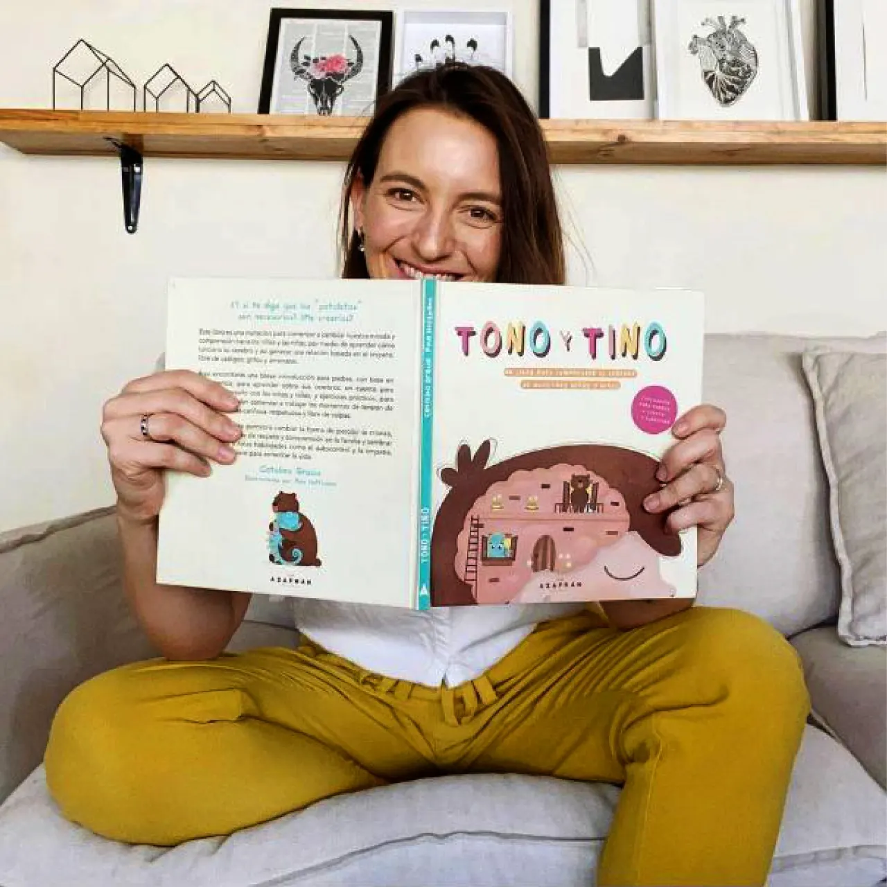 Catalina Gracia y su libro Tono y Tino
