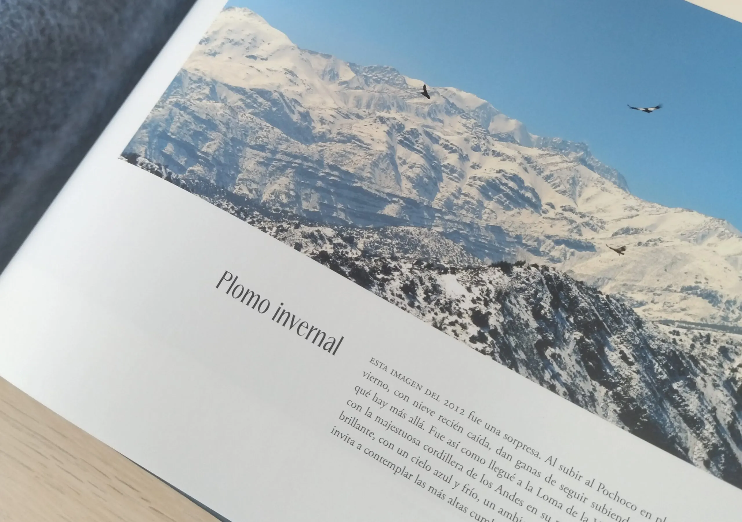 Foto texto interior "Cumbres de Chile"