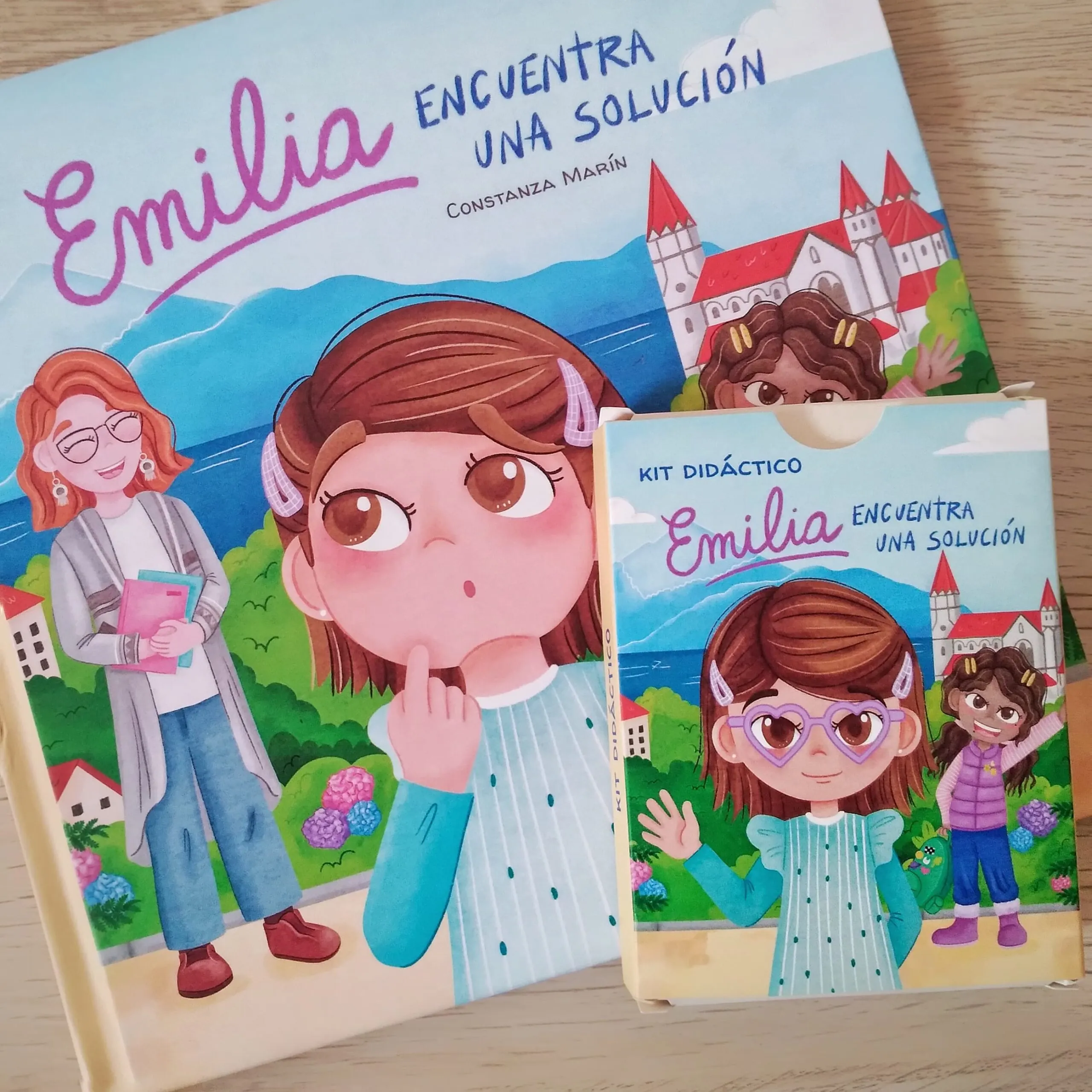 PACK: Libro "Emilia encuentra una solución" y kit didáctico