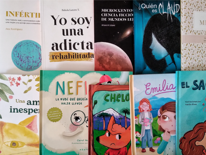 Portadas de libros infantiles con servicios editoriales de Editorial Azafrán